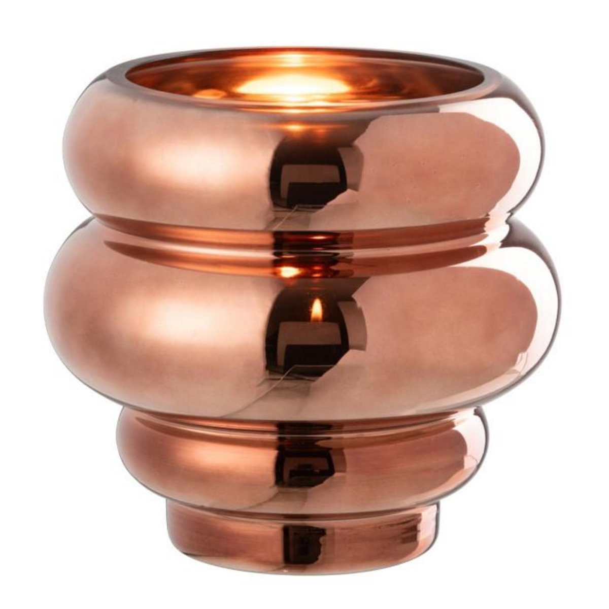 Paris Prix Photophore Design  Cléa  20cm Brun