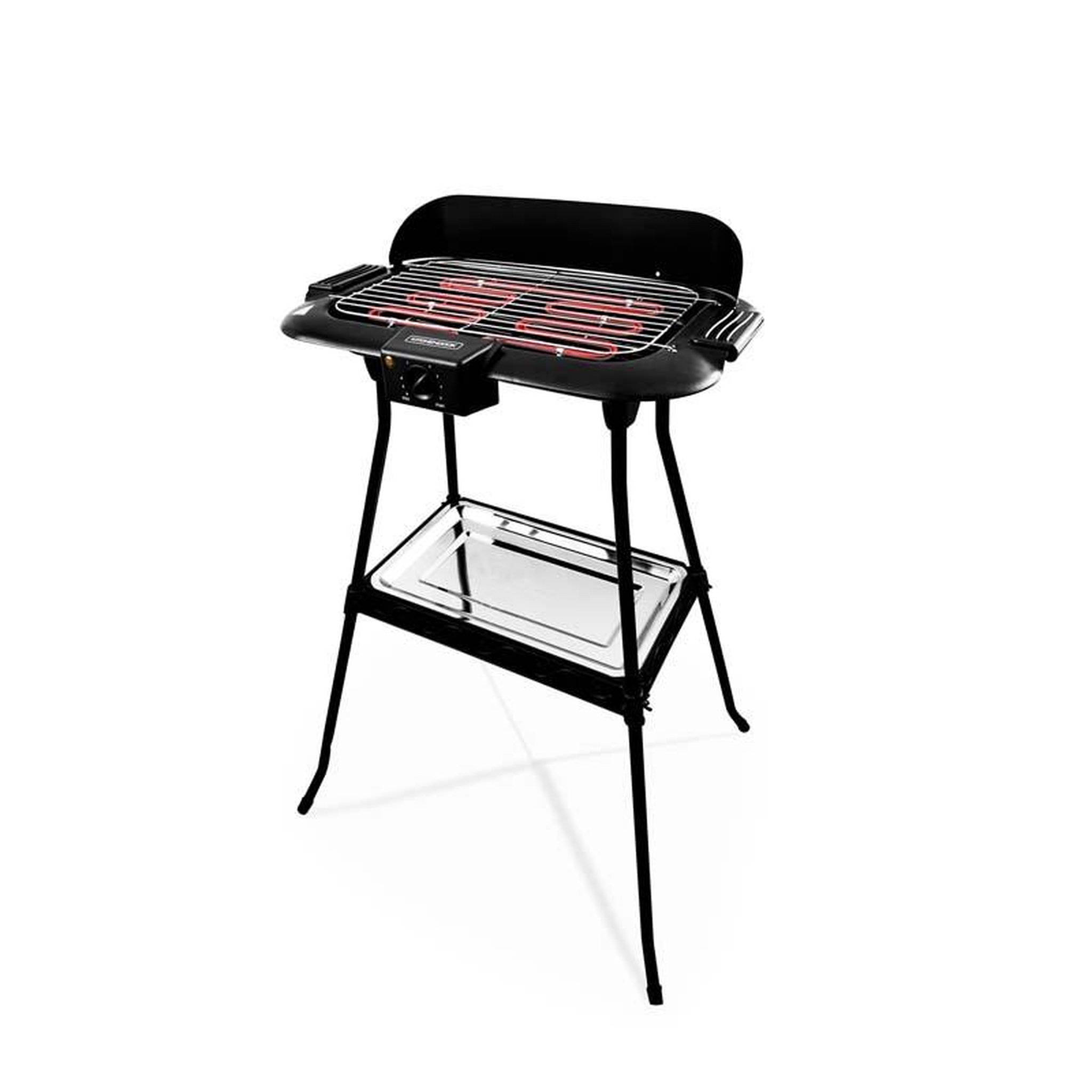 Voir la diapositive 6 : KITCHENCOOK Kitchencook - xbbq 36 - barbecue électrique sur pieds - 2000 w - thermostat réglable
