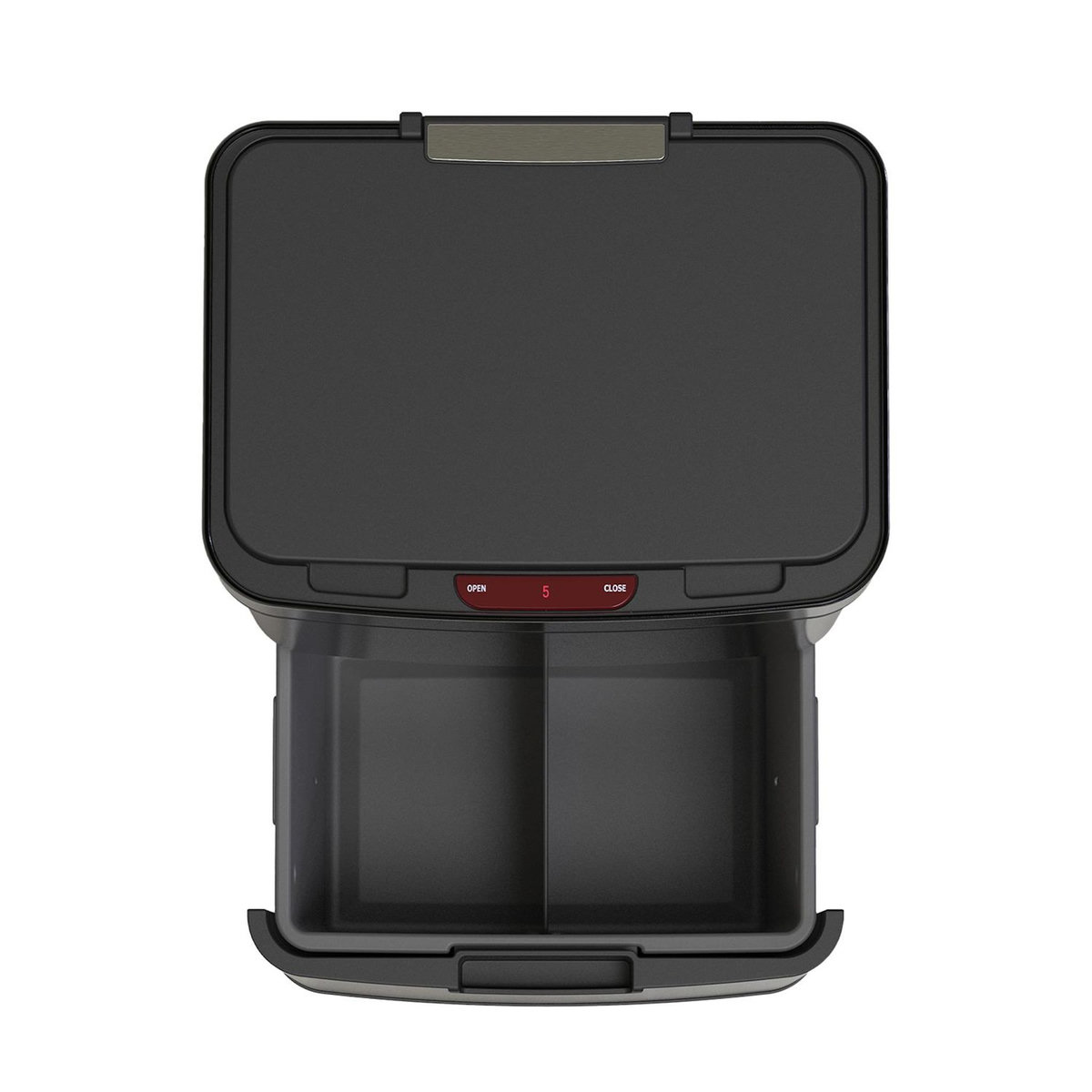 Kitchen move Poubelle automatique tri sélectif noir 75l - bat-sd802 black