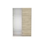 Voir la diapositive 3 : Armoire 2 portes coulissantes L150cm AMBRE /ALHAMBRA