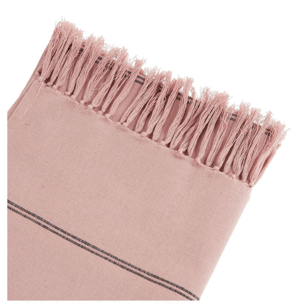 ACTUEL Plaid uni en coton 