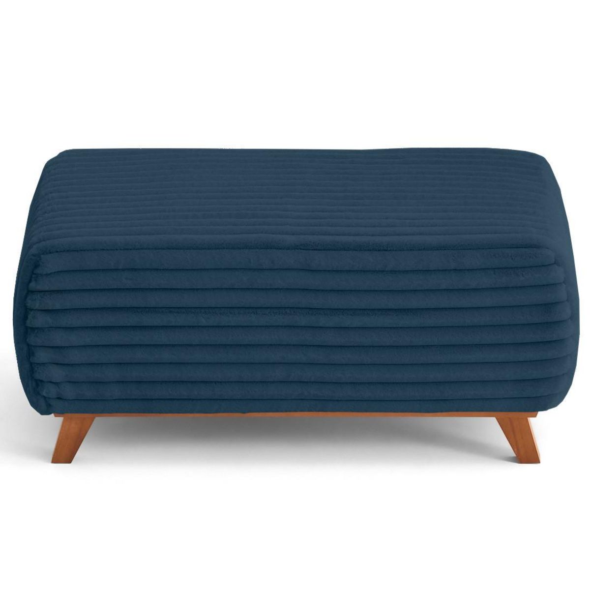 BEST MOBILIER Cristal - bout de lit - en fausse fourrure côtelée