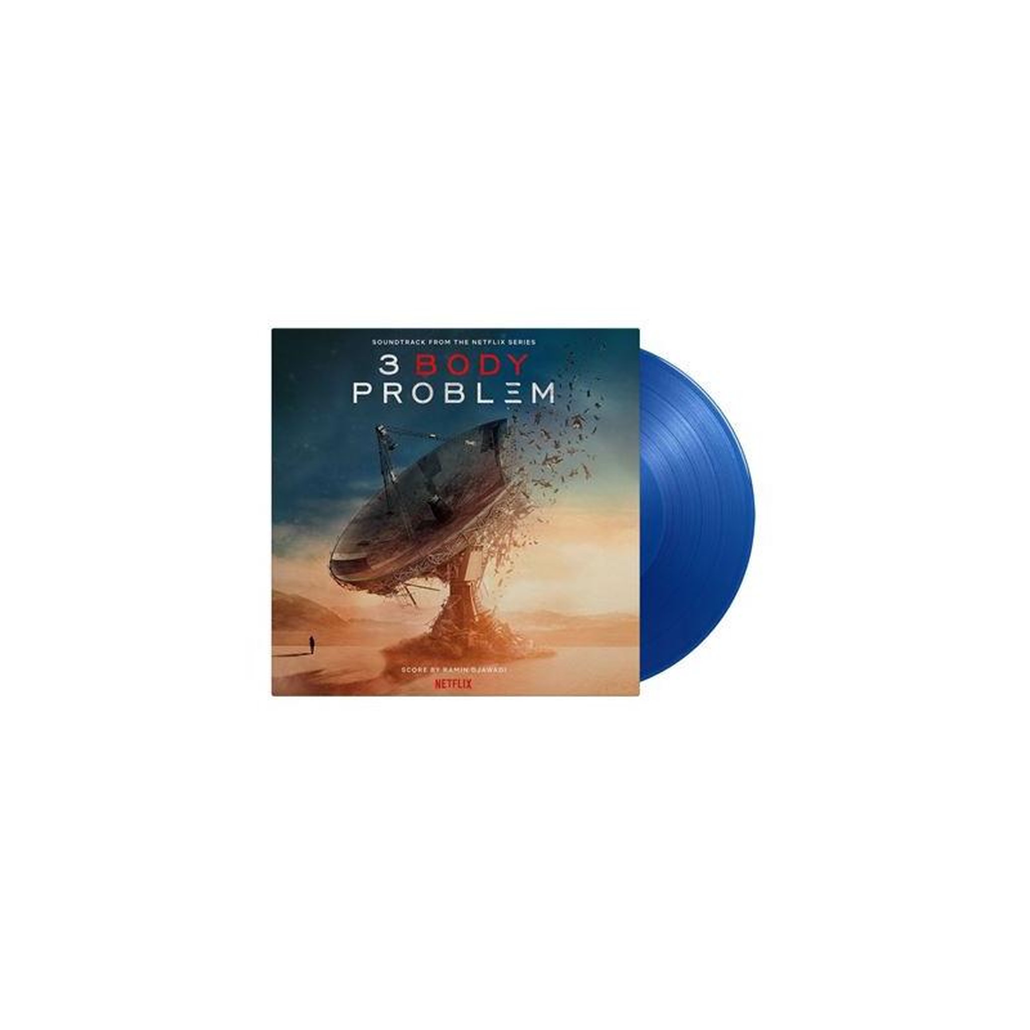 Vinyle double lp bleu 180 g du soundtrack “3 body problem” de ramin djawadi (édition limitée)