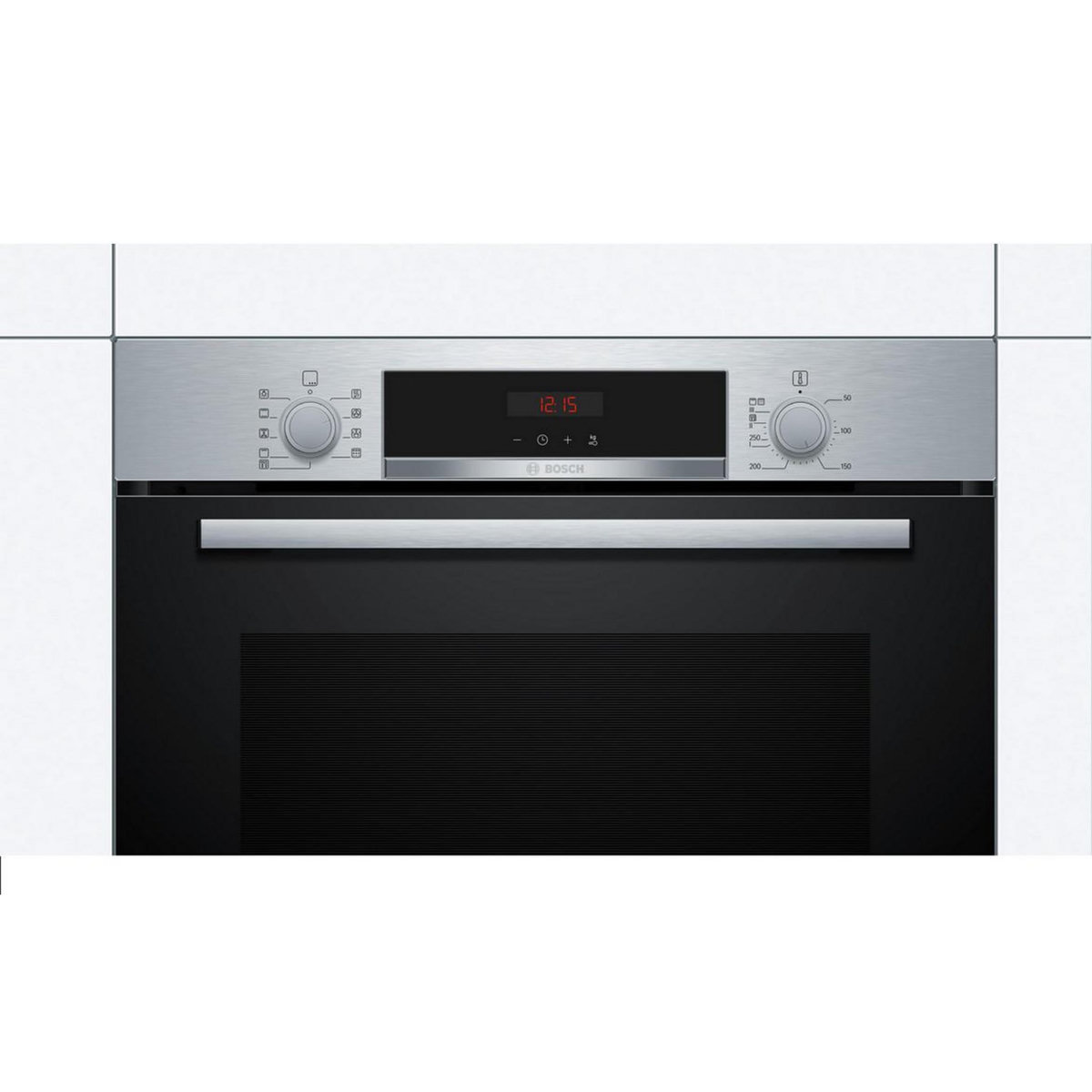 BOSCH Four intégrable multifonction 71l 60cm a pyrolyse inox - hba573es0