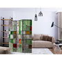 Voir la diapositive 2 : Paris Prix Paravent 3 Volets  Emerald Stained Glass  135x172cm