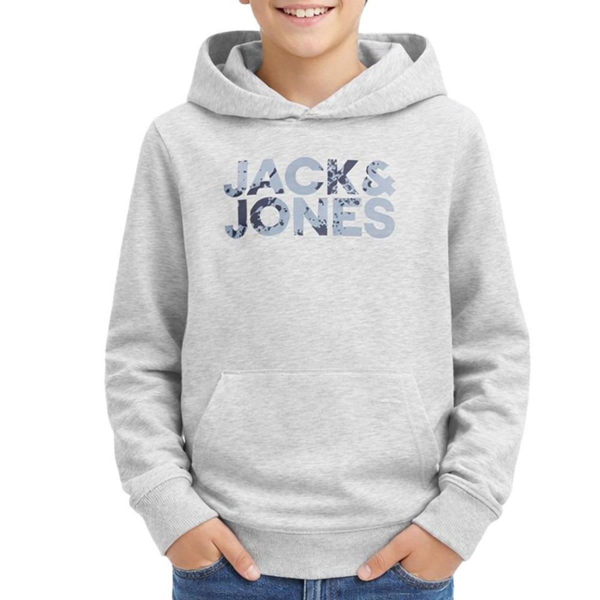 Jack & Jones Sweat Gris Clair Garçon Jack & Jones Forest