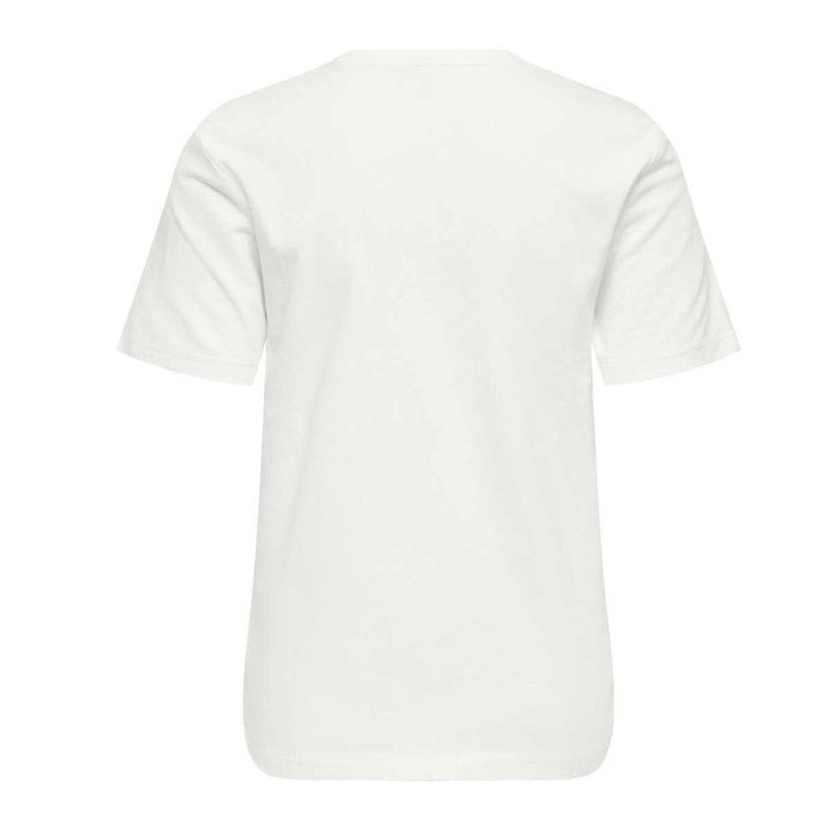Only T-Shirt Blanc/Vert Femme Only Lanya