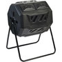 Voir la diapositive 1 : GARDENSTAR Composteur rotatif - Noir - H93 cm