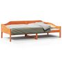Voir la diapositive 2 : VIDAXL Cadre de lit sans matelas cire marron 80x200 cm bois pin massif
