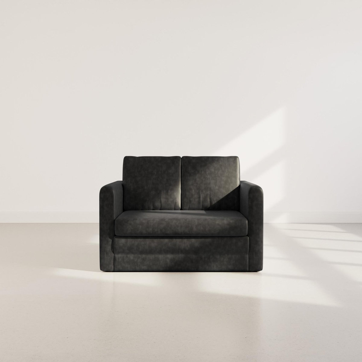 BEST MOBILIER Marilia - canapé 2 places convertible déplimousse en simili