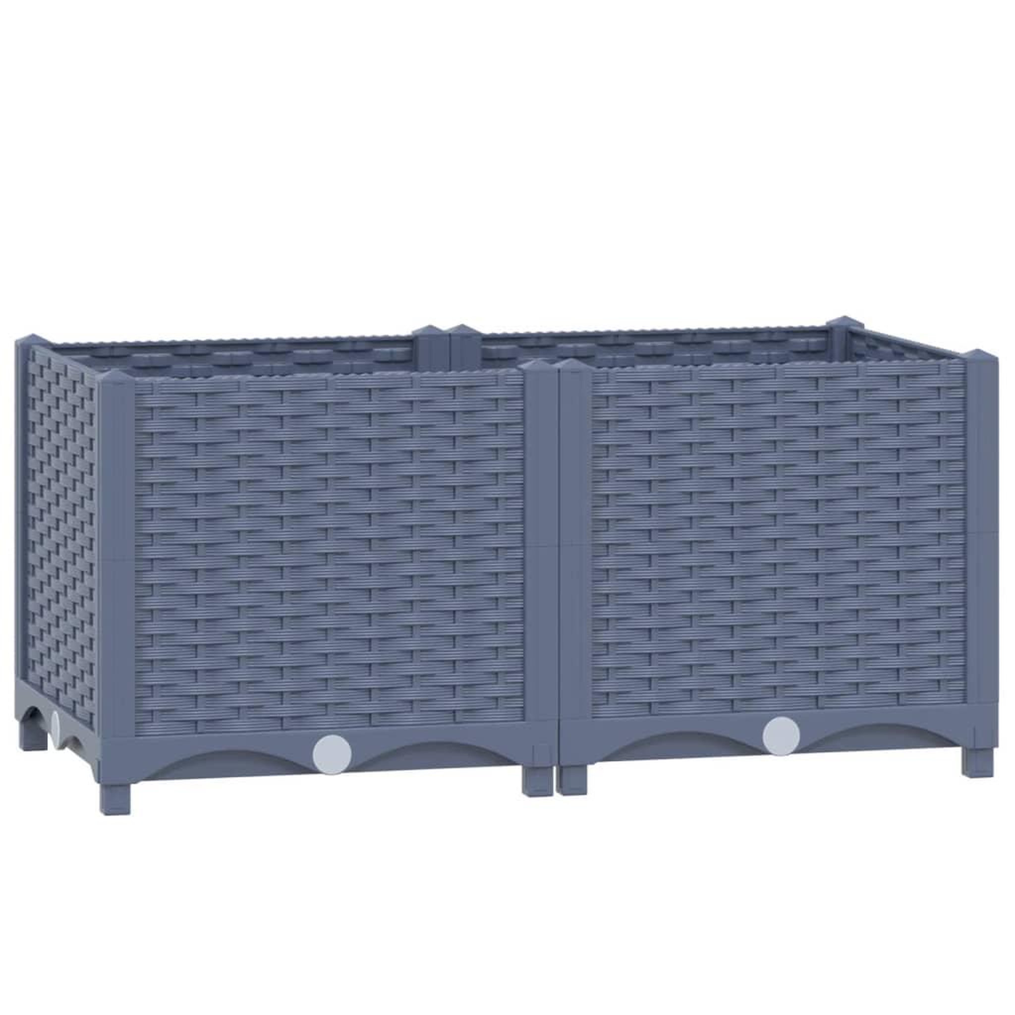 Voir la diapositive 2 : VIDAXL Lit sureleve 80x40x38 cm Polypropylene