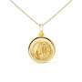 Voir la diapositive 1 : L'ATELIER D'AZUR Médaille Or 18 Carats 750/1000 Vierge de Lourdes - Chaîne Dorée et Gravure Offerte