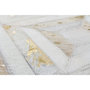 Voir la diapositive 3 : Paris Prix Tapis en Cuir Fait Main  Spark  Ivoire & Or