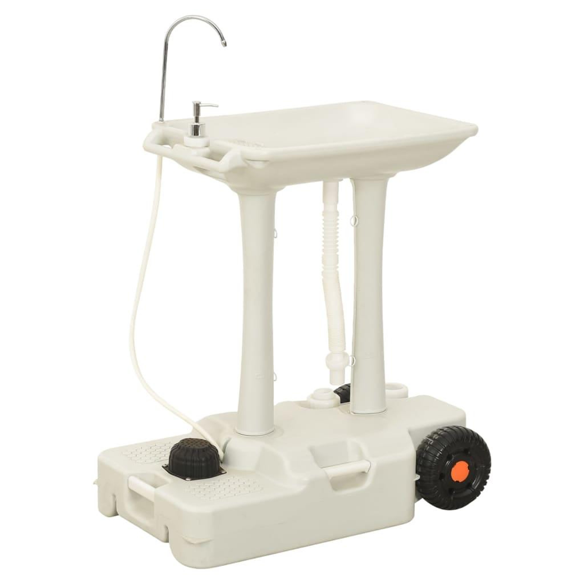 Voir la diapositive 5 : VIDAXL Ensemble de toilette support de lavage des mains reservoir eau
