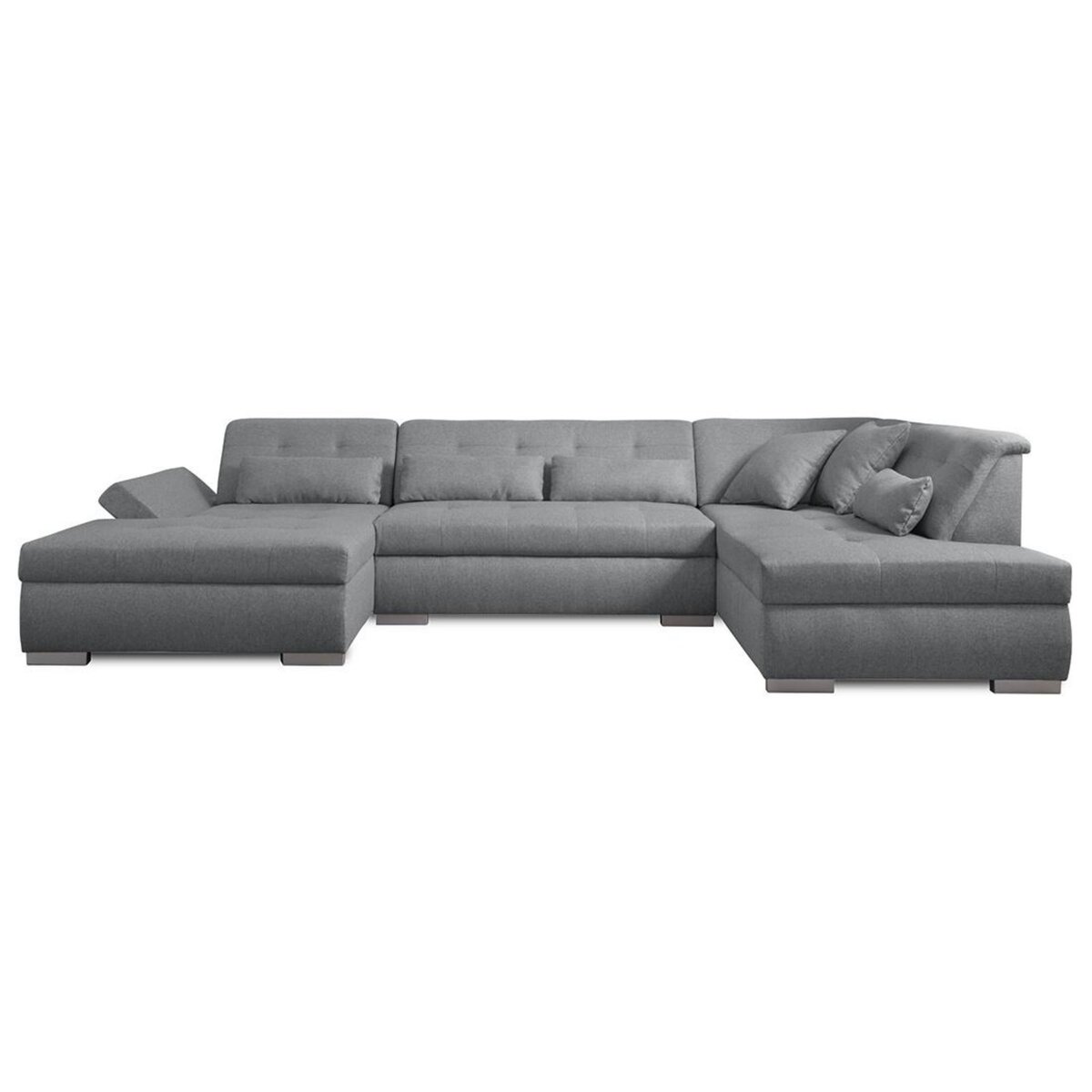 LISA DESIGN Vermont - canapé panoramique d'angle droit - 7 places - xxl