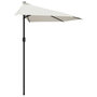 Voir la diapositive 4 : VIDAXL Parasol de balcon avec mat en aluminium Sable 300x155 cm Demi