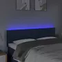 VIDAXL Tete de lit a LED Bleu 144x5x78/88 cm Tissu