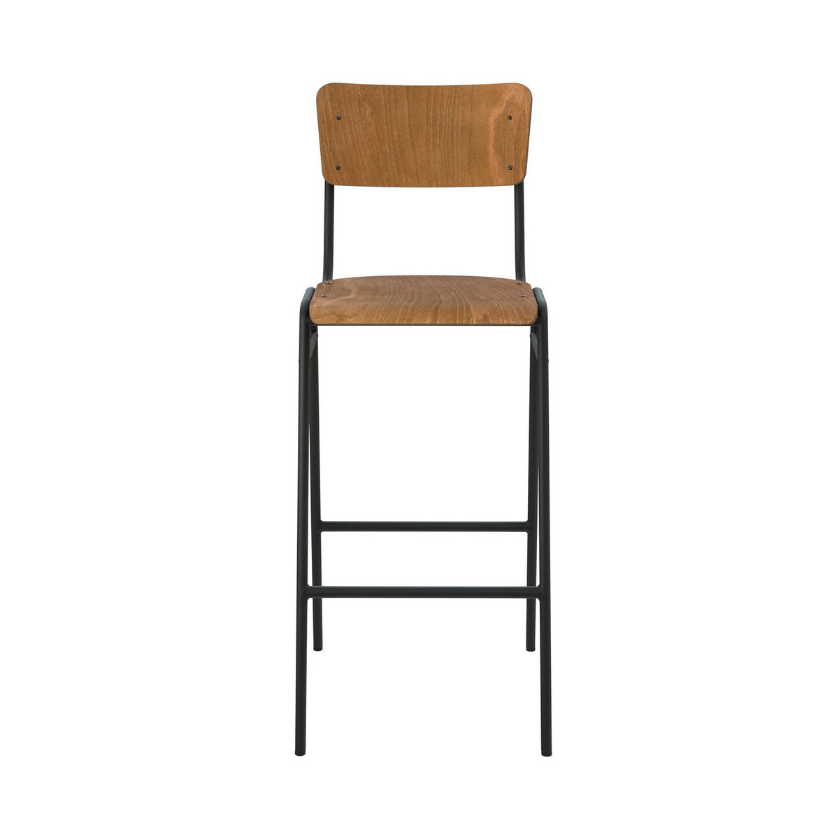 Rendez vous déco Lot de 2 chaises de bar 75 cm en bois - Clem