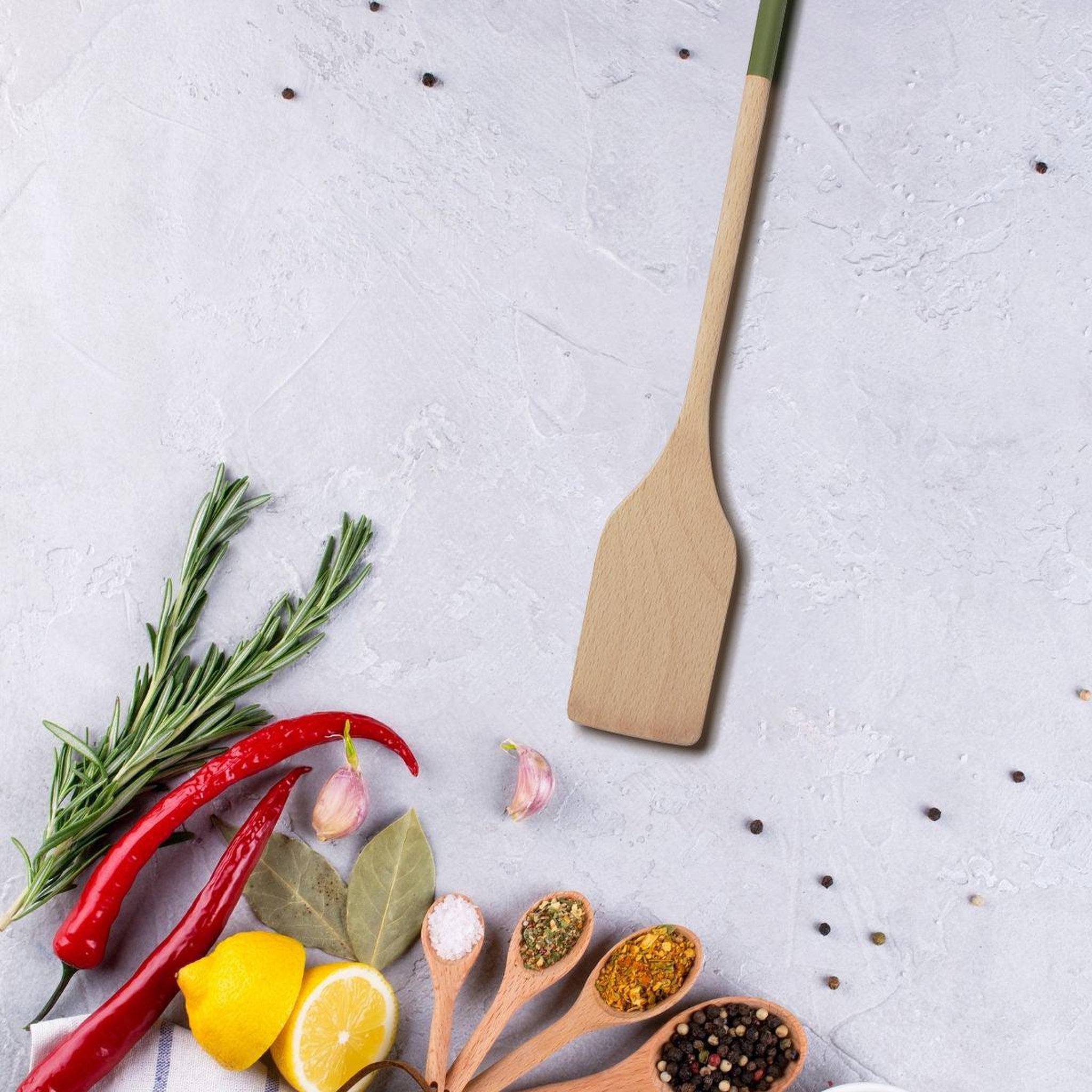 Voir la diapositive 2 : Fackelmann Spatule de cuisine 33 cm fackelmann wood edition