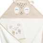 Voir la diapositive 2 : Petit Béguin Cape et gant de bain bébé Baby Panda