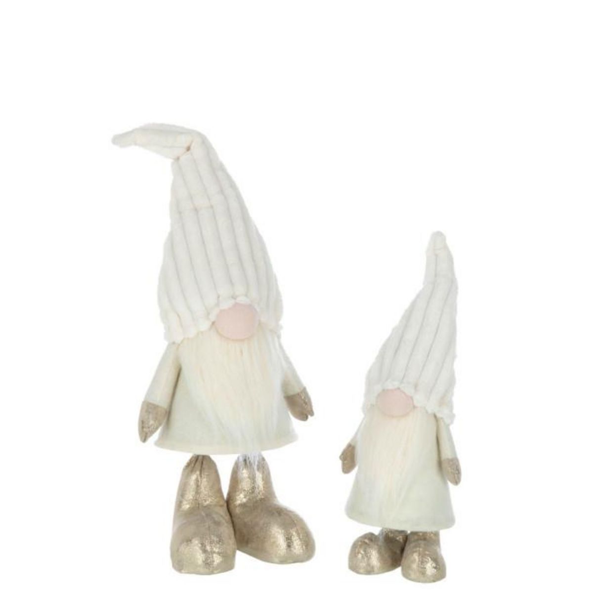 Paris Prix Statue Déco Lutin  Plumes  58cm Beige