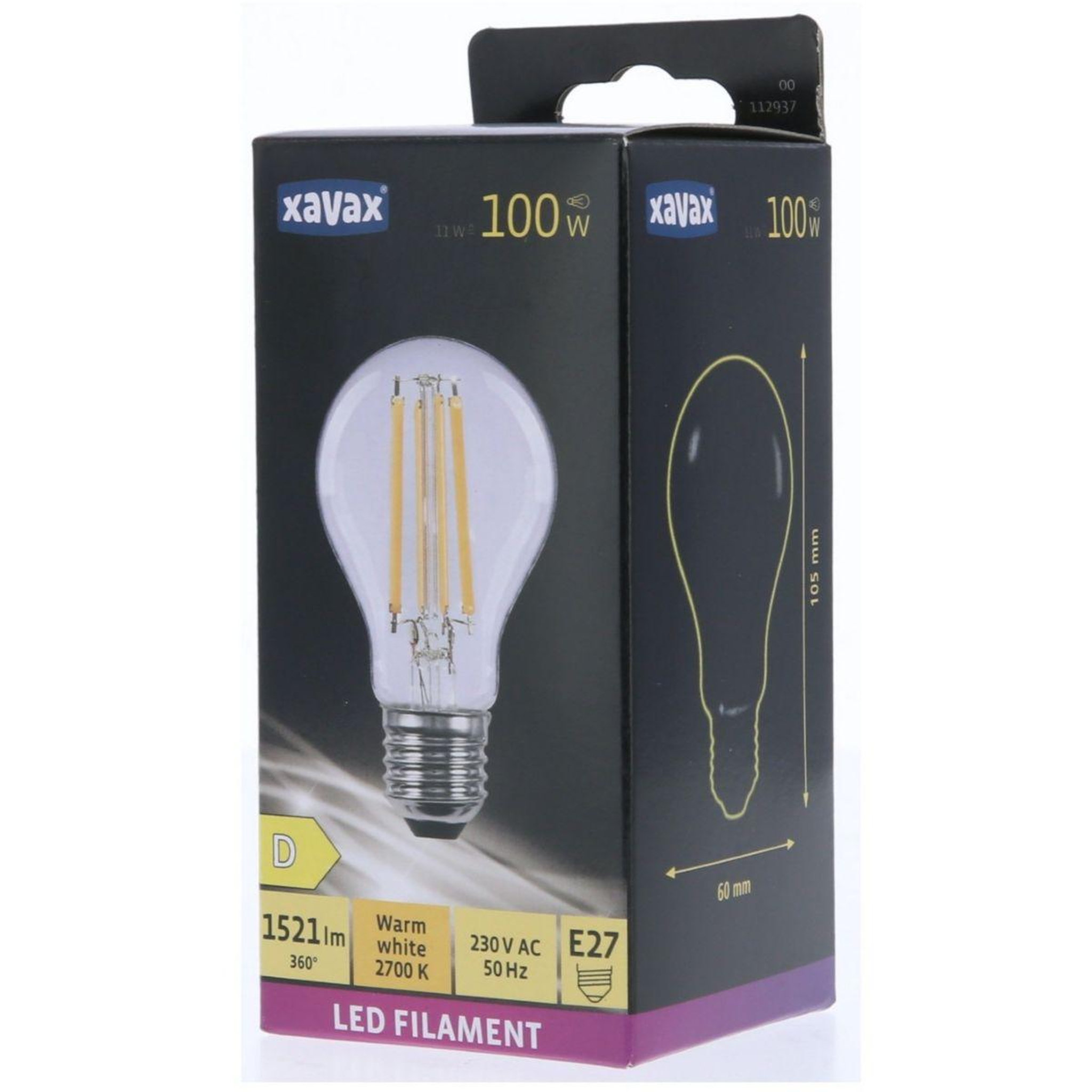 Voir la diapositive 5 : XAVAX Ampoule led e27 11w 1521lm