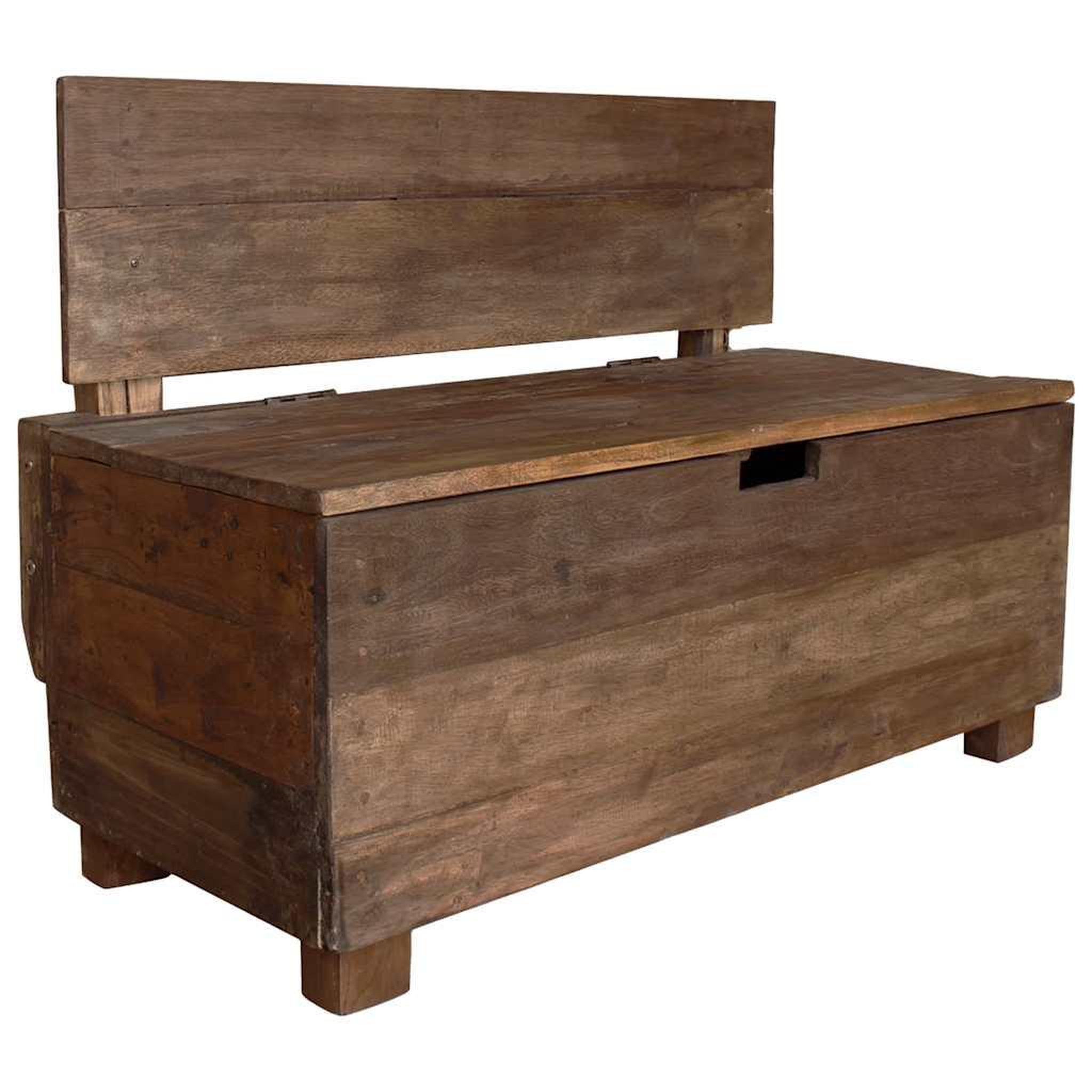 Voir la diapositive 5 : VIDAXL Banc bois massif d'acajou 86x40x60 cm