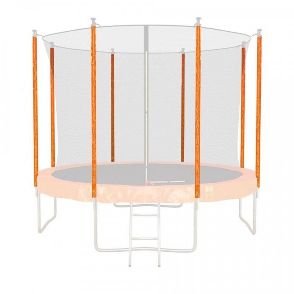 JUMP4FUN Protection pour perches de trampolines toutes tailles Pack de 8 Chaussettes universelles