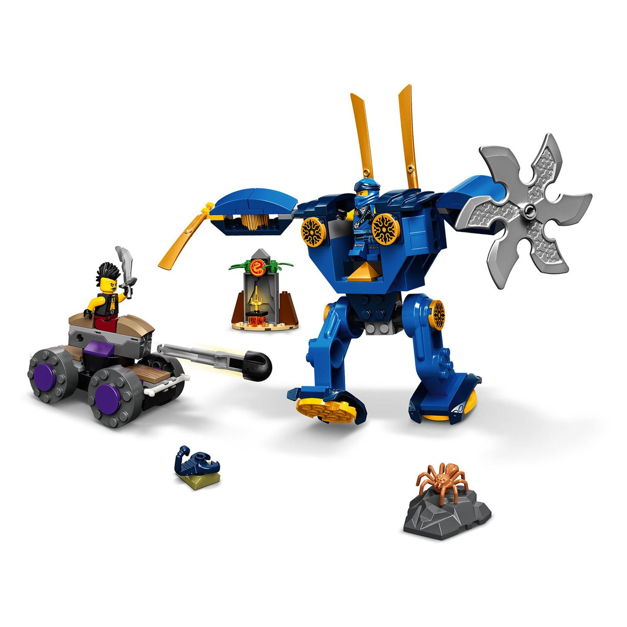 Voir la diapositive 3 : LEGO Ninjago 71740 - L'électrorobot de Jay