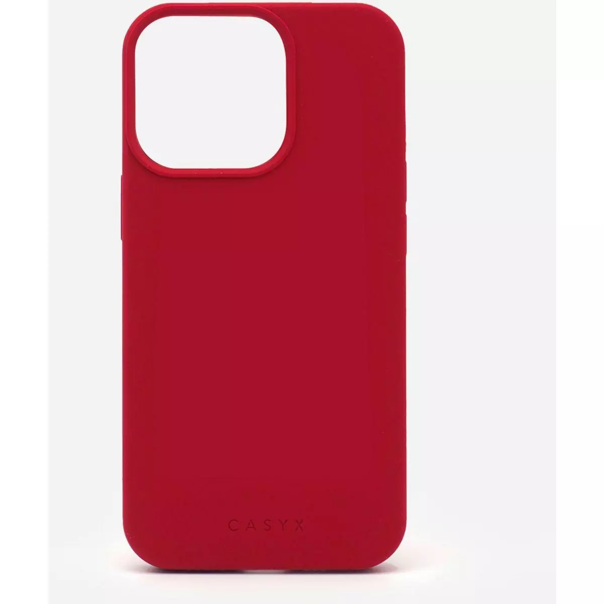 CASYX Coque iPhone 15 Pro Magsafe Rouge Carmin