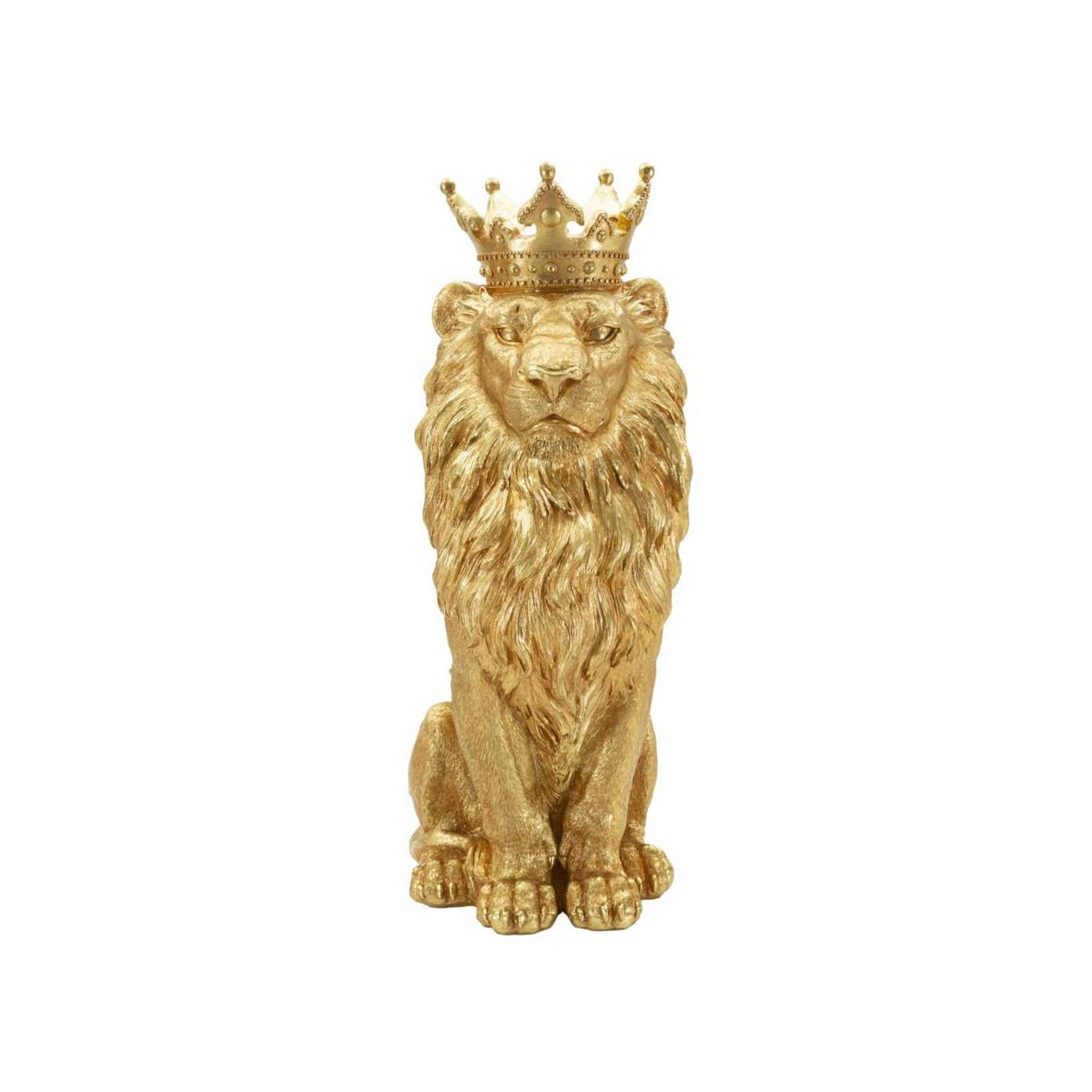 Voir la diapositive 2 : Paris Prix Statue roi lion  shant  74cm or
