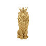 Voir la diapositive 2 : Paris Prix Statue Roi Lion  Shant  74cm Or