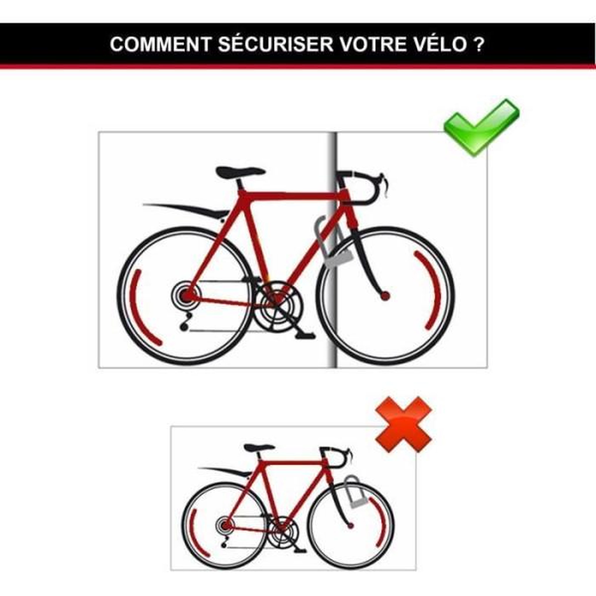 Voir la diapositive 5 : Master lock Antivol Vélo U - MASTER LOCK - 8279EURDPRO - Acier Cémenté, Clé, Certifié