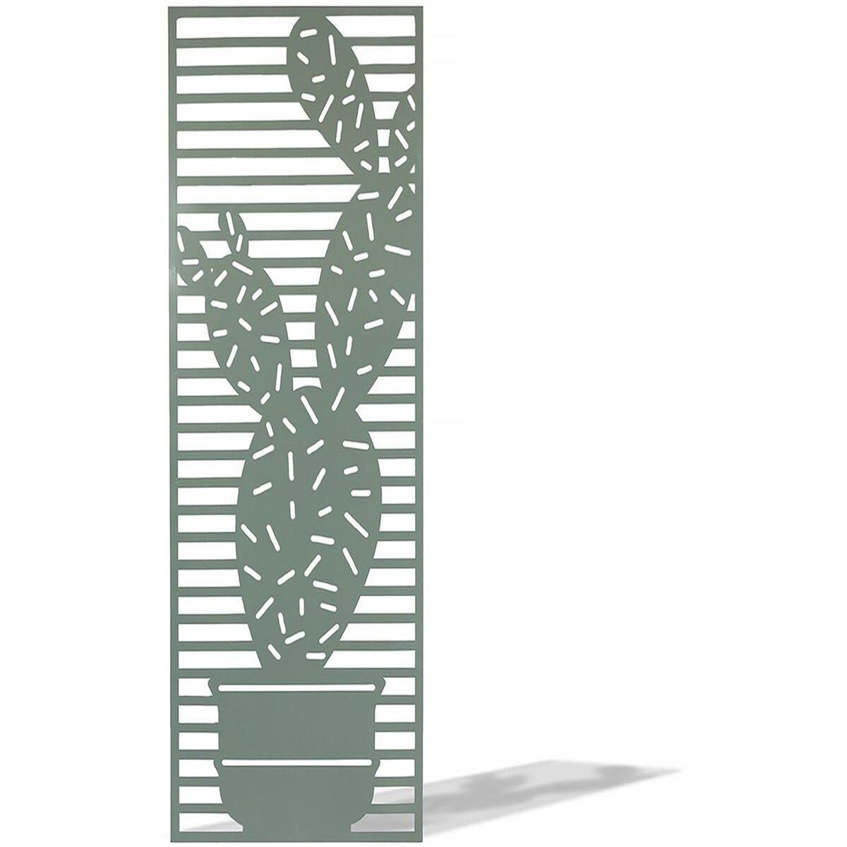 Habitat et Jardin Panneau décoratif -   Cactus   - Lot de 4 - 0.60 x 1.50 m - Vert