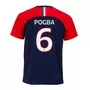FFF Pogba T-shirt Fan Marine/Rouge Junior Equipe de France