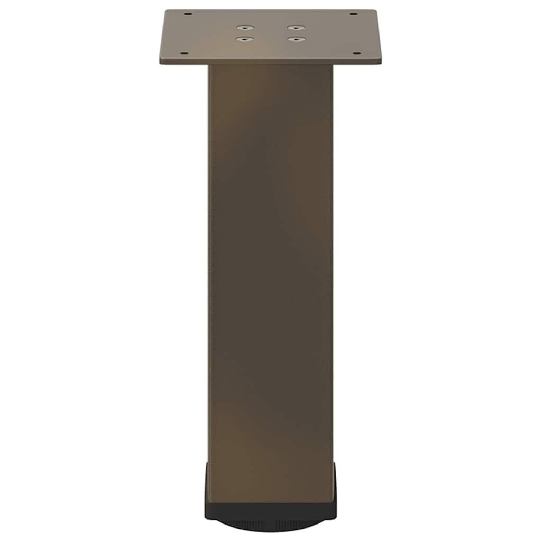Voir la diapositive 5 : VIDAXL Pieds de table basse acier naturel 4 pcs 42-44 cm acier