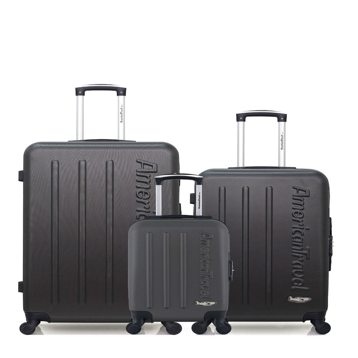 AMERICAN TRAVEL AMERICAN TRAVEL - LOT DE 3 - Valises grand format, weekend et cabine XXS BRONX