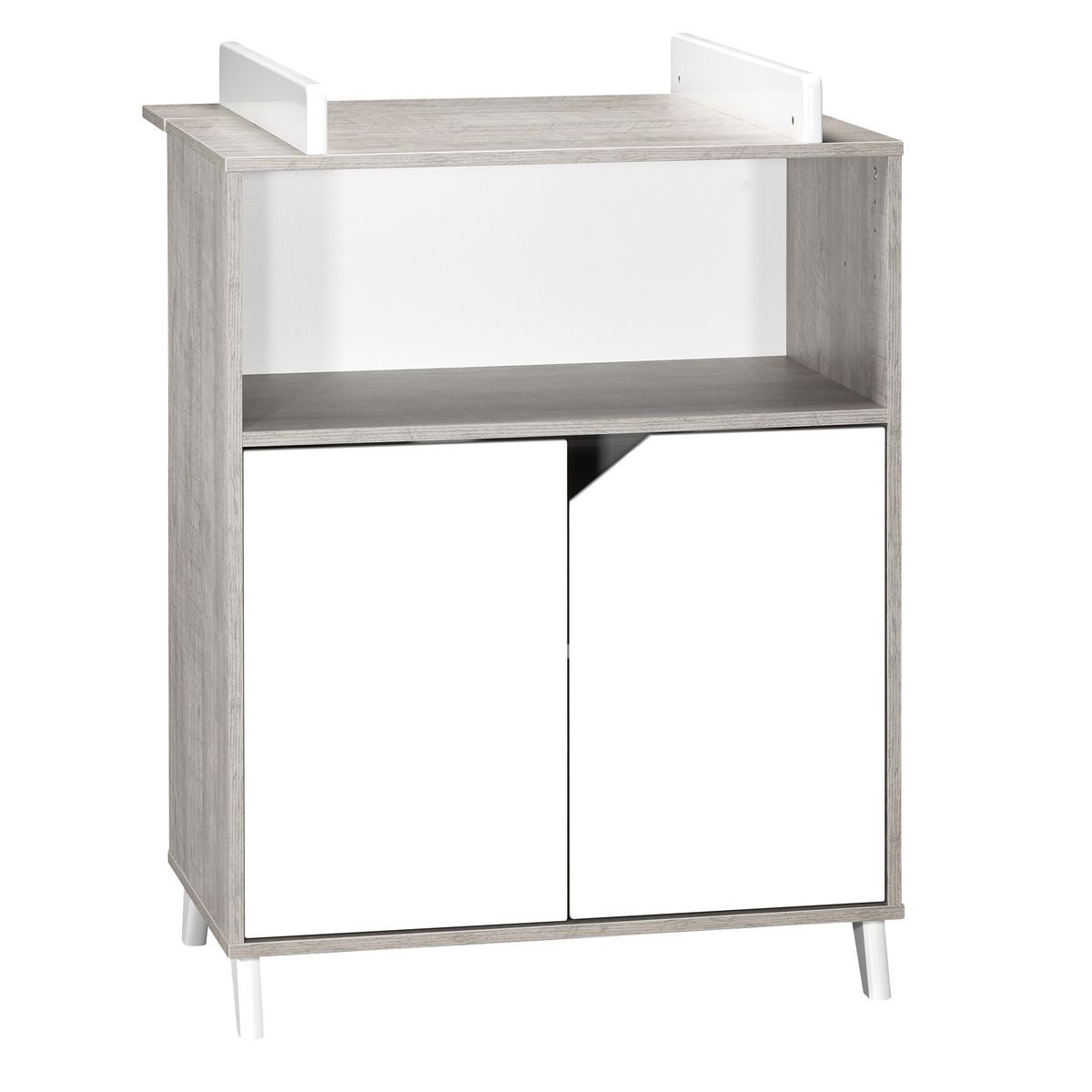 BABY PRICE Chambre bébé complète SCANDI, coloris gris