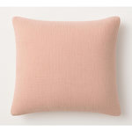 BATON ROUGE Taie d'oreiller 100% gaze de coton lavé rose lotus. Coloris disponibles : Rose