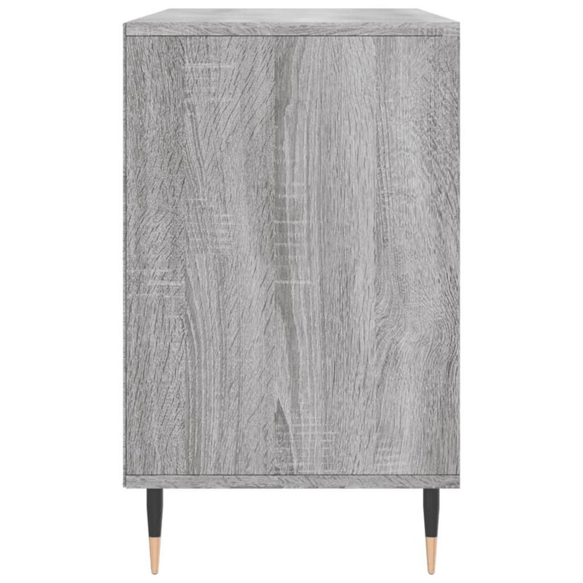 VIDAXL Armoire a chaussures Sonoma gris 102x36x60 cm Bois d'ingenierie