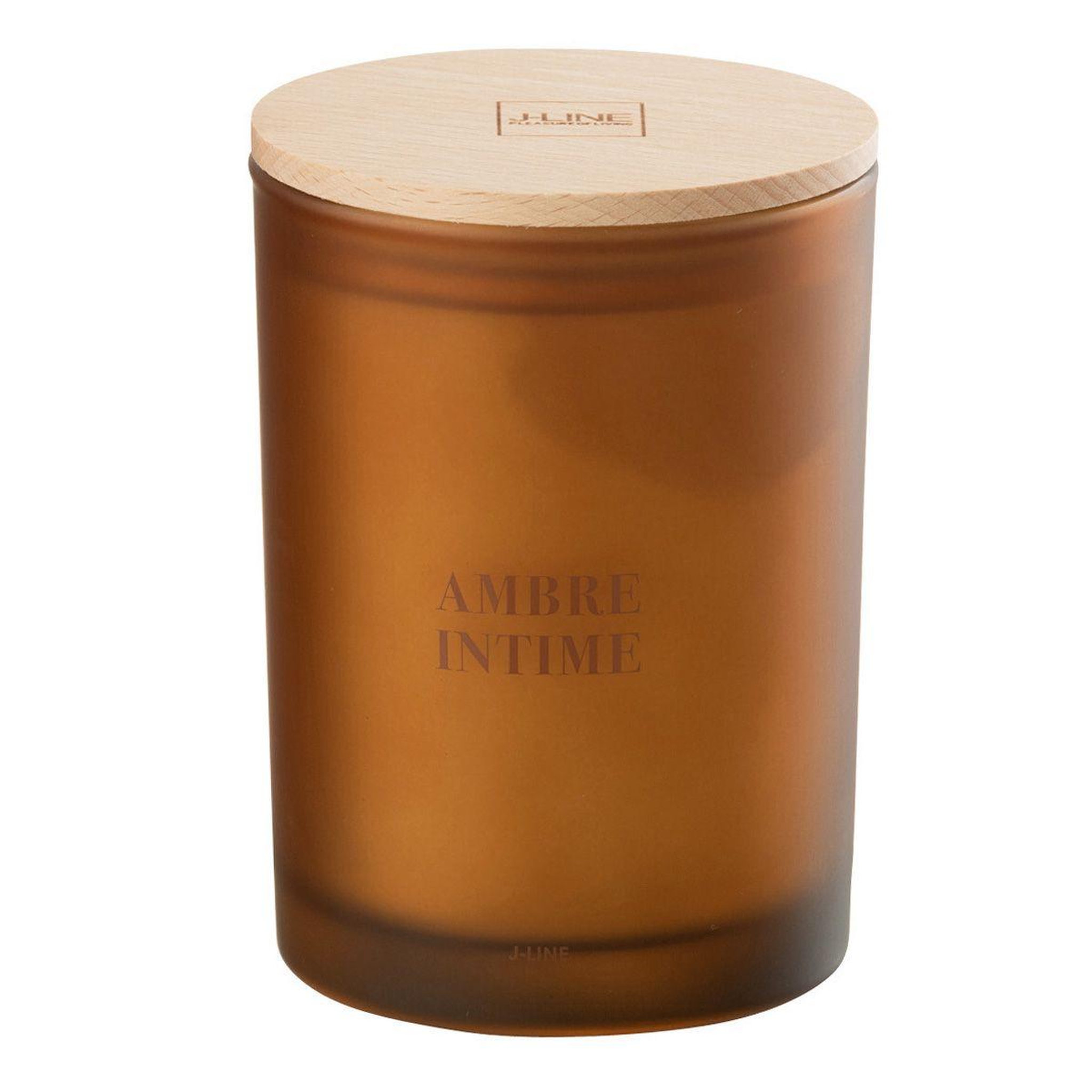J-LINE Bougie parfumée  accords essentiels  12cm ambre intime