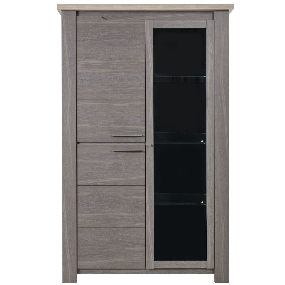 GAMI Argentier 3 portes dont 1 vitrée L116cm FLORENCE