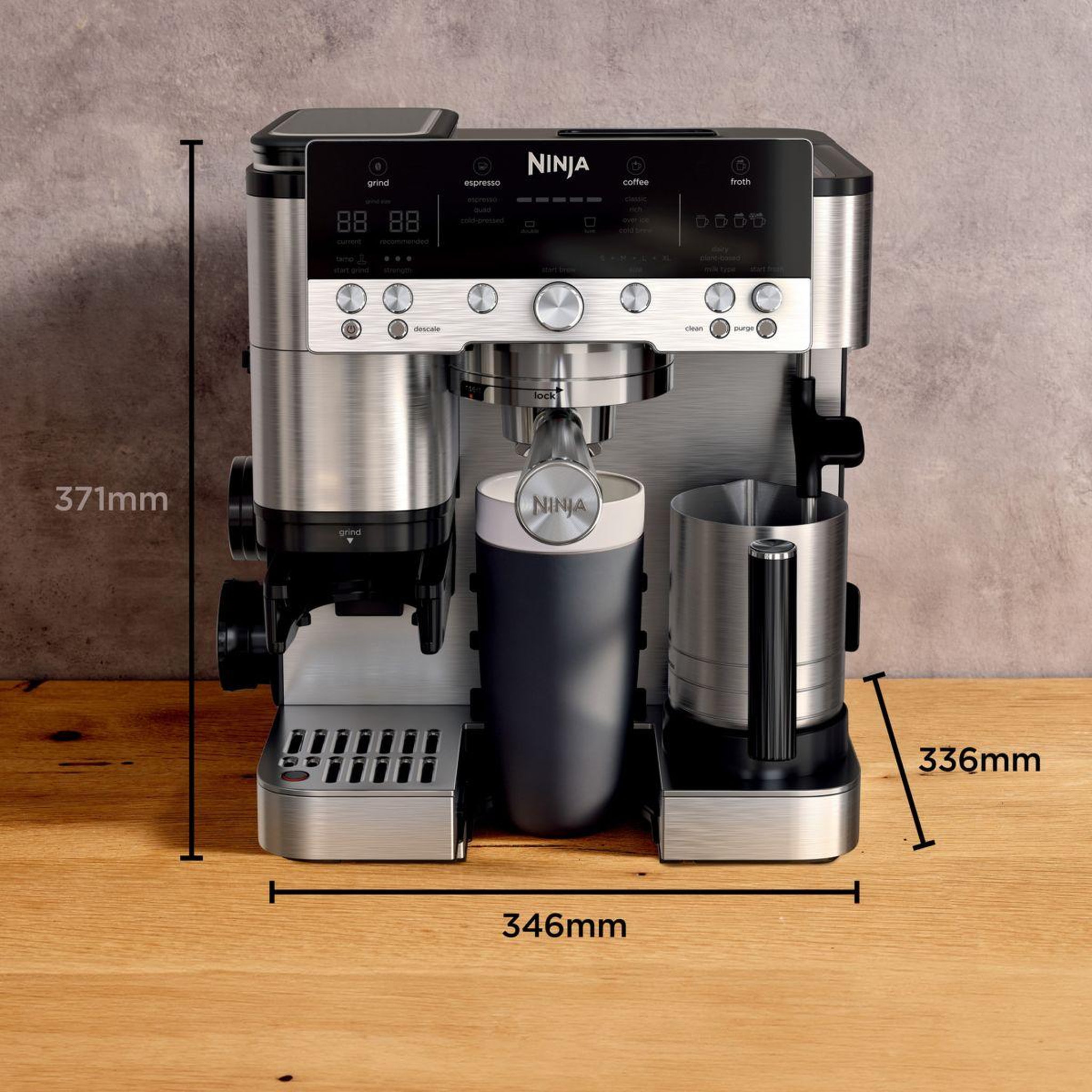 Voir la diapositive 3 : NINJA Machine à expresso ES601EU Luxe Premier