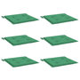 Voir la diapositive 3 : VIDAXL Coussins de chaise jardin lot de 6 vert 50x50x3 cm tissu oxford