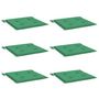 Voir la diapositive 3 : VIDAXL Coussins de chaise jardin lot de 6 vert 50x50x3 cm tissu oxford