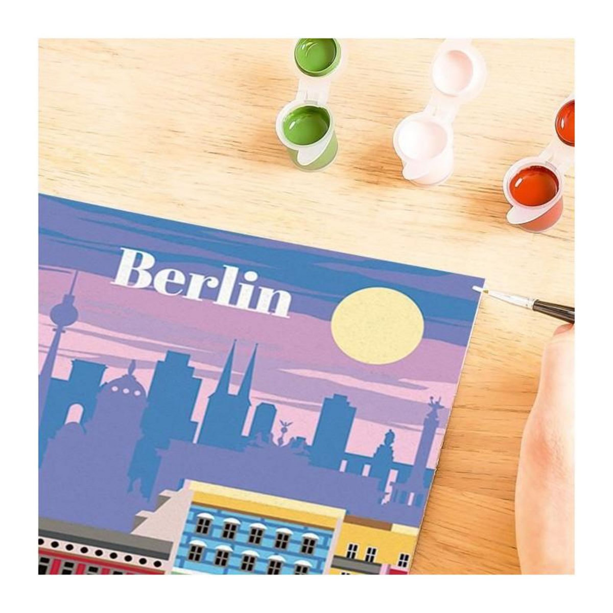 RAVENSBURGER CreArt 24x30 cm Berlin, Adulte, Peinture par numéros, 25521, Ravensburger