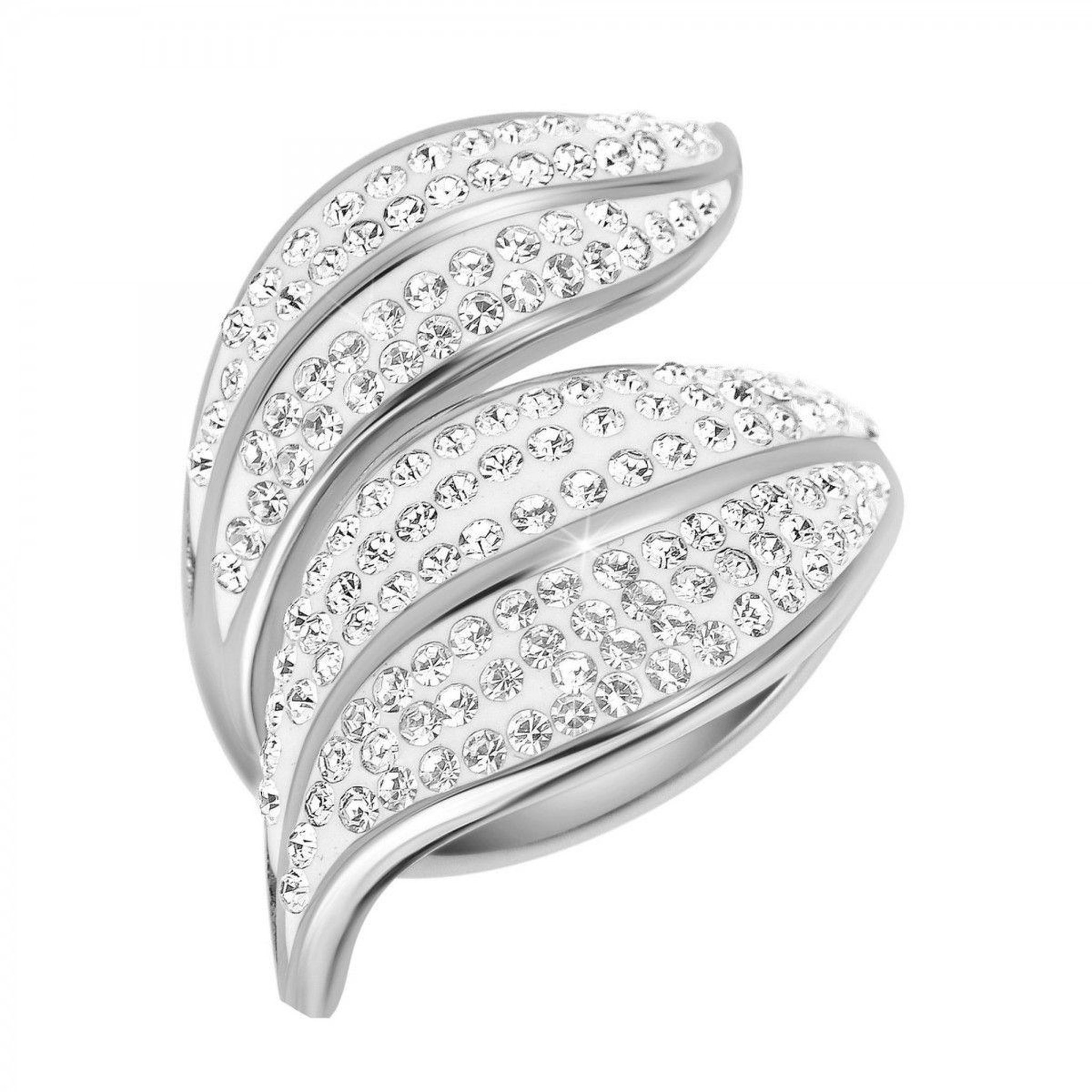 Voir la diapositive 1 : SC CRYSTAL Bague taille 54 SC Crystal ornée de cristaux scintillants