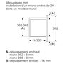 Voir la diapositive 3 : Siemens Micro-ondes solo 20l 800w encastrable noir - bf523lmb3