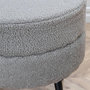 Voir la diapositive 5 : Venture Home Venture Home Pouf Pot 40x40x40 cm Teddy Noir et gris