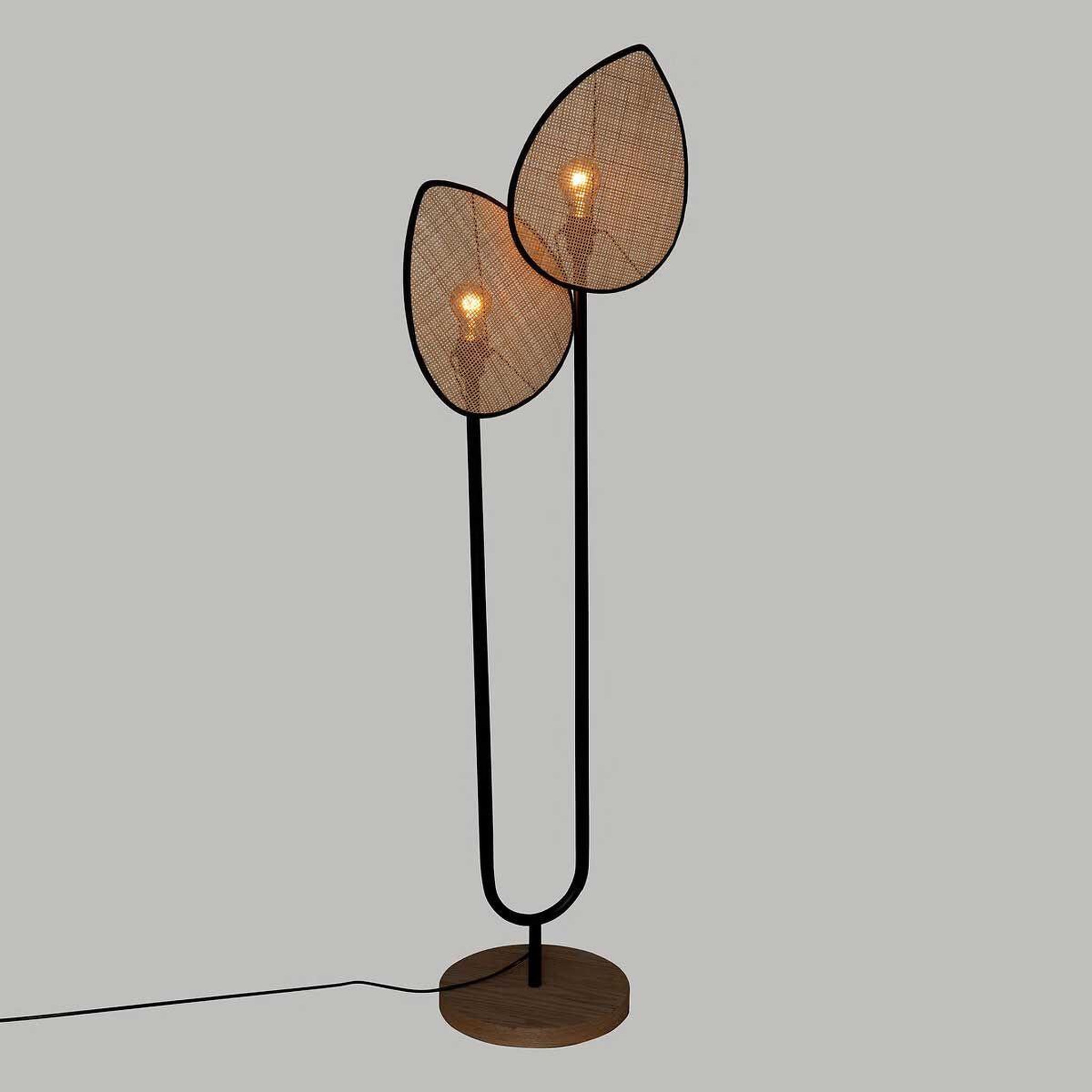 Voir la diapositive 4 : ATMOSPHERA Lampadaire en métal  olme  143cm beige